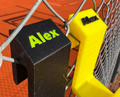 Haken für Tennistasche etc