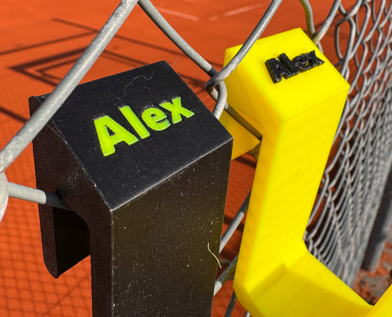 Haken für Tennistasche etc